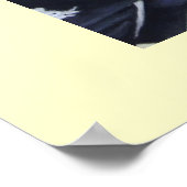 Medieval Knights Jousting Horses Art Poster (Ecke)