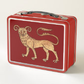Medieval Manticore Metal Lunchbox (Rückseite)