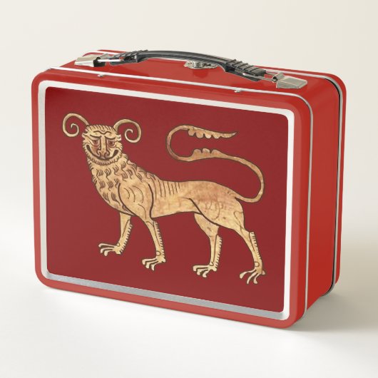 Medieval Manticore Metal Lunchbox (Rückseite)