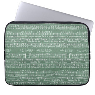 Medieval Music Manuscript Neoprene Hülle 13" Laptopschutzhülle