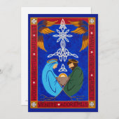 Medieval Nativity Christmas Card Feiertagskarte (Vorne/Hinten)