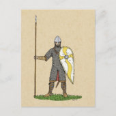 Medieval Norman Knight Circa 1066 Postkarte (Vorderseite)