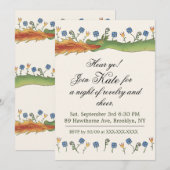 Medieval Ren Faire  dragon Invitation Einladung (Vorne/Hinten)