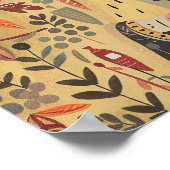 Medieval Renaissance King Birthday Poster (Ecke)