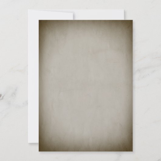 Medieval Renaissance Parchment Moody Bridal Shower Einladung (Rückseite)