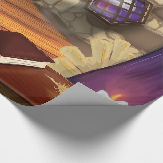 Medieval Scribe Geschenkpapier (Ecke)