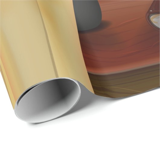 Medieval Scribe Geschenkpapier (Rolleneckpunkt)