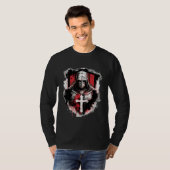 Medieval Templar Knights Crusader T-Shirt (Vorne ganz)