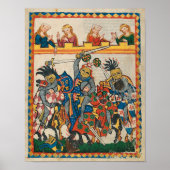 Medieval Tournament, 14th Century Poster (Vorne)