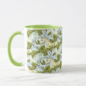 MEDIEVAL UNICORN HERDE, PFERDE, STALLION Fantasy Tasse (Links)