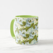 MEDIEVAL UNICORN HERDE, PFERDE, STALLION Fantasy Tasse (Vorderseite Links)