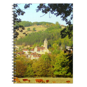 Medieval Village Plazac Foto Notebook Notizblock