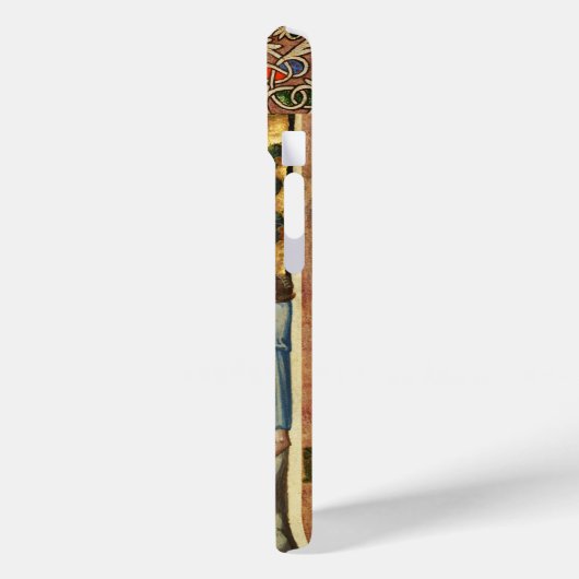 MEDIEVALISIERTE WEINHALBUNG HARVEST Antique Grapev Case-Mate iPhone Hülle (Rückseite / Links)