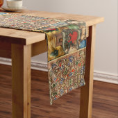 MEDIEVALISIERTE WEINHALBUNG HARVEST Antique Grapev Großer Tischläufer (Beispiel)