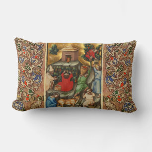 MEDIEVALISIERTE WEINHALBUNG HARVEST Antique Grapev Lendenkissen