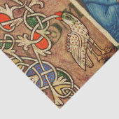 MEDIEVALISIERTE WEINHALBUNG HARVEST Antique Grapev Seidenpapier (Detail)