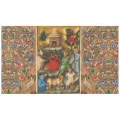 MEDIEVALISIERTE WEINHALBUNG HARVEST Antique Grapev Tischdecke (Vorderseite (Horizontal))