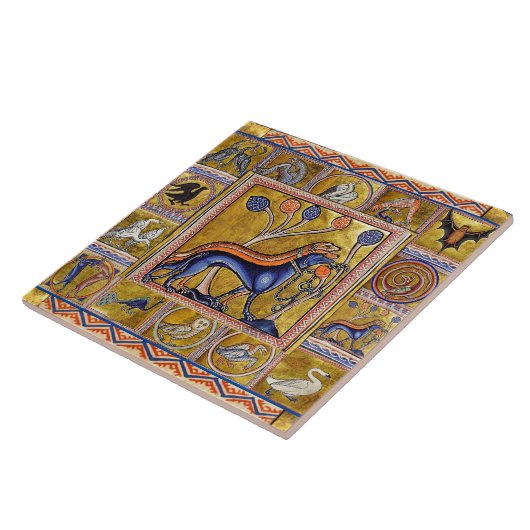 MEDIEVALISIERUNG, JAGDHUNDE, WALDTIERE FLIESE (Seite)