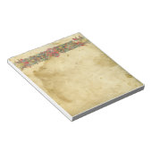 Medievel Floral Banner Notizblock (angewinkelt)