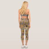 MEDIEVENT BESTIARY, FANTASTISCHE TIERE, GOLD ROT B CAPRI LEGGINGS (Rückseite)