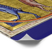 MEDIEVENT BESTIARY, FANTASTISCHE TIERE, GOLD ROT B POSTER (Ecke)