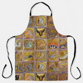 MEDIEVENT BESTIARY, FANTASTISCHE TIERE, GOLD ROT B SCHÜRZE (Vorderseite)