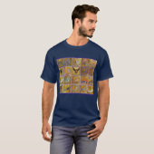 MEDIEVENT BESTIARY, FANTASTISCHE TIERE, GOLD ROT B T-Shirt (Vorne ganz)