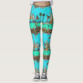 MEDIEVENT BESTIARY MAKING MUSIC, Rabbit, Hund Blue Leggings (Vorderseite)