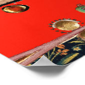 MEDIEVENT BESTIARY MAKING MUSIC Violinist Lion,Har Poster (Ecke)