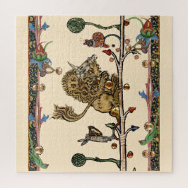 MEDIEVENT BESTIARY MAKING MUSIC Violinist Lion,Har Puzzle