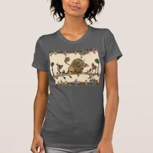 MEDIEVENT BESTIARY MAKING MUSIC Violinist Lion,Har T-Shirt