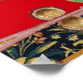 MEDIEVENT BESTIARY MAUSIC, Kaninchen, Hund, Rot Poster (Ecke)