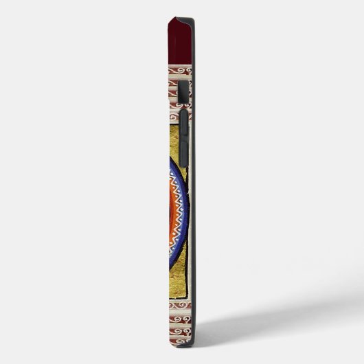 MEDIEVENT BESTIARY, SNAKE DRAGON CIRCLES Case-Mate iPhone HÜLLE (Rückseite / Links)