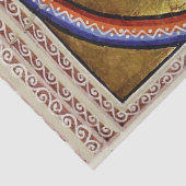 MEDIEVENT BESTIARY, SNAKE DRAGON CIRCLES SEIDENPAPIER (Detail)