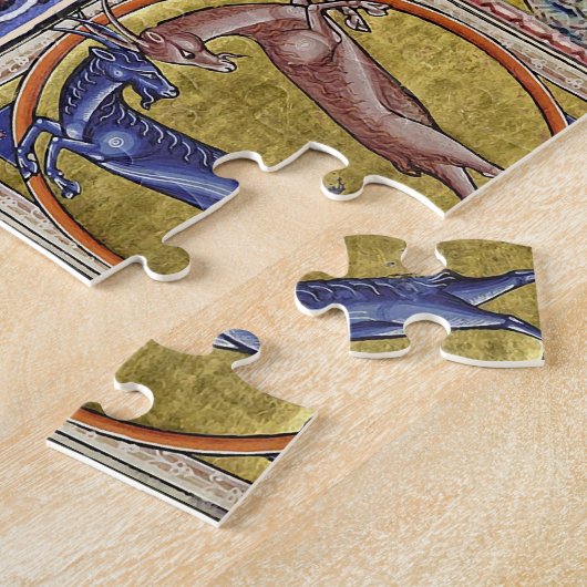 MEDIEVENT BESTIARY, UNICORN,FANTASTISCHE TIERE PUZZLE (Seite)
