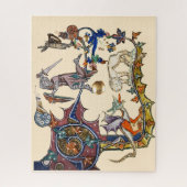 MEDIEVENT BESTIARY WAR Snail vs Knight ,Dragon.Lio Puzzle (Vertikal)