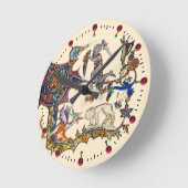 MEDIEVENT BESTIARY WAR Snail vs Knight ,Dragon.Lio Runde Wanduhr (Winkel)