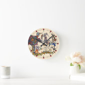 MEDIEVENT BESTIARY WAR Snail vs Knight ,Dragon.Lio Runde Wanduhr (Zuhause)