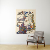 MEDIEVENT BESTIARY WAR Snail vs Knight ,Dragon.Lio Wandteppich (Beispiel)