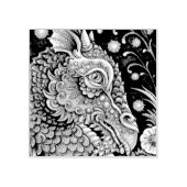 MEDIEVENT DRAGON FANTASY RUBBER BRIEFMARKE Nah Gummistempel (Prägung)