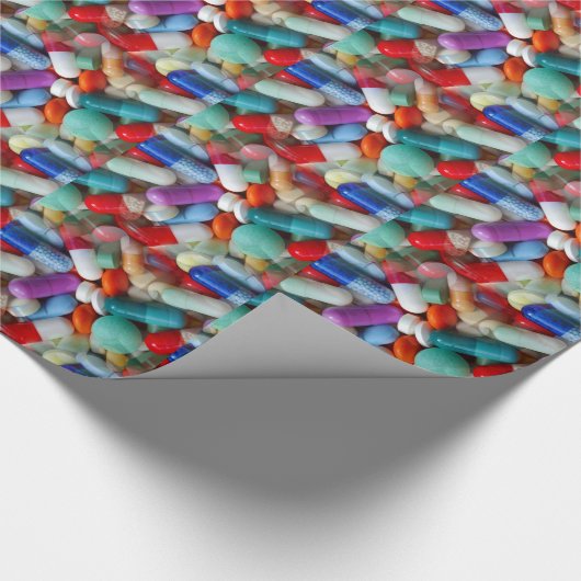 Medikamente Geschenkpapier (Ecke)