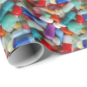 Medikamente Geschenkpapier (Rolleneckpunkt)