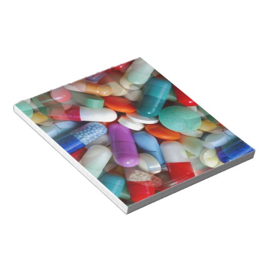 Medikamente Notizblock (angewinkelt)