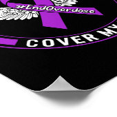 Medikamentenüberdosierung Bewusstsein für die Flüg Poster (Ecke)