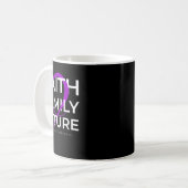 Medikamentenüberdosierung Bewusstsein Lila Ribbon Kaffeetasse (Vorderseite Links)