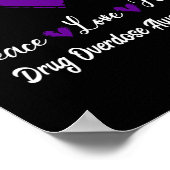 Medikamentenüberdosis Bewusstsein Frieden Liebe Ho Poster (Ecke)