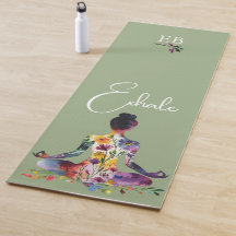 Medikation für Frauen in Wasserfarben Monogramm