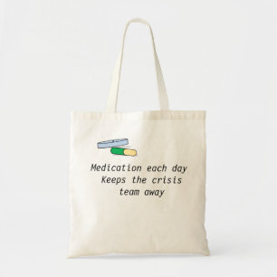 Medikation jede Tagestasche (Krisenteam) Tragetasche