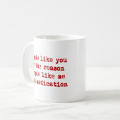 Medikation Kaffeetasse (Vorderseite Links)