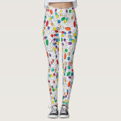 Medikation Krankenpflege Ärztliche Pille Design Leggings (Vorderseite)